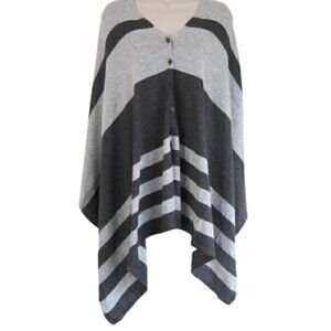 [Stylus] Striped Poncho - Size L/XL